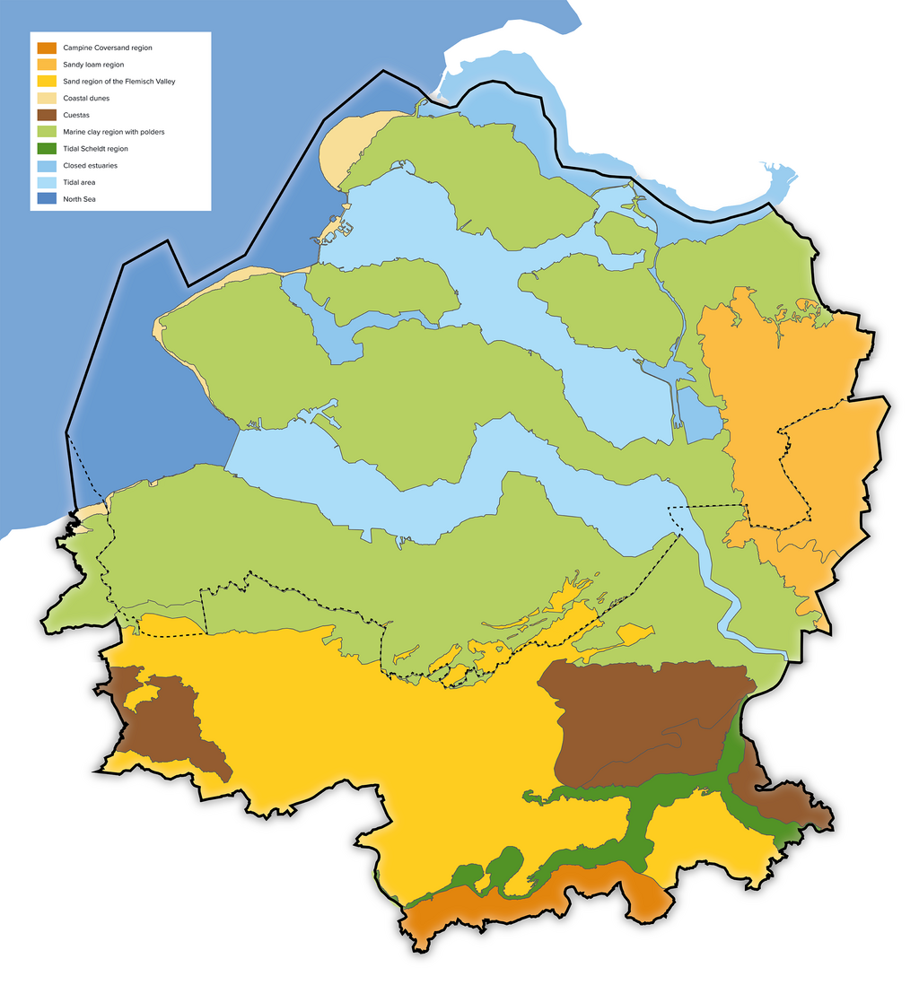 Scheldedelta kaart