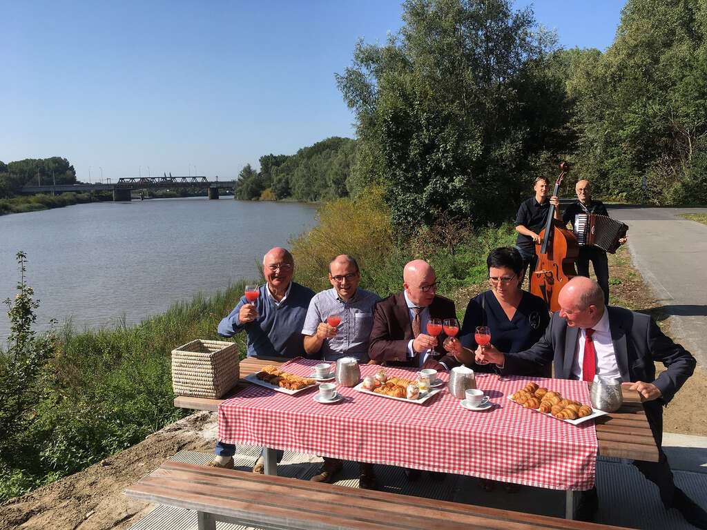 Rivierpark Scheldevallei picknickplek